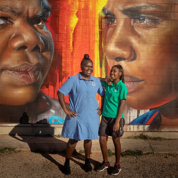 erin-and-sanchez-naidoc-mural Broom | Polly Farmer Foundation